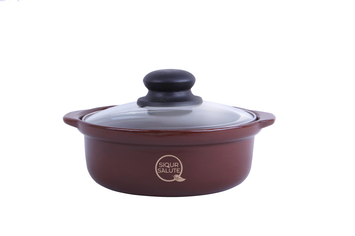 Pot saucepan in Zisha purple clay 16 or 28 cm